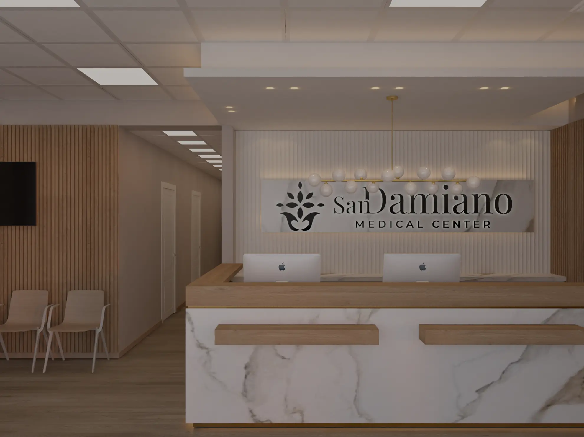 Gli spazi del centro medico San Damiano